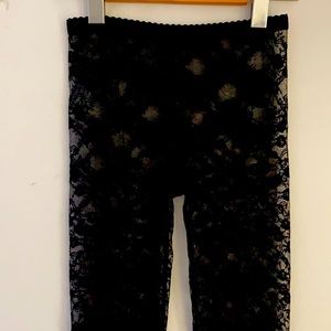 Black Free People Lace Leggings